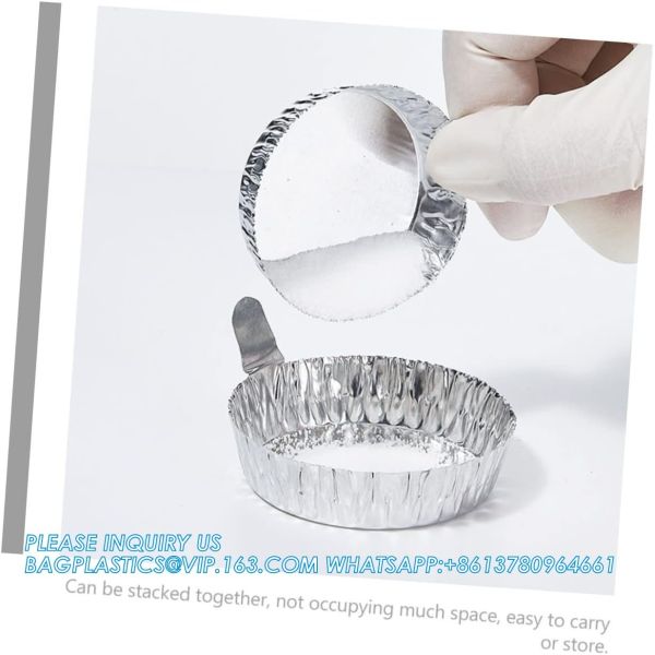 Aluminum Weighing Boats Liquid Mixing Foil Trays Aluminum Weighing Pan Foil Reusable Chemistry Weighing Pan for Lab