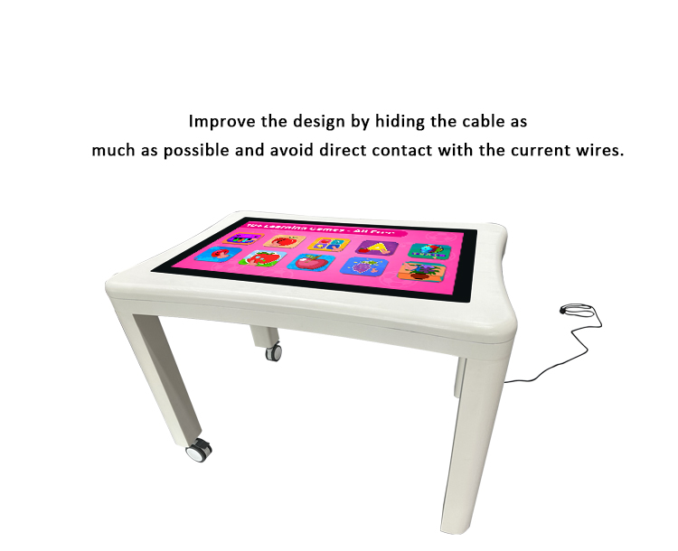 43 Inch 4K Resolution Interactive Touch Table with Quad-core Proces