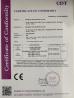 Shanghai Yimu Machinery Co., Ltd. Certifications
