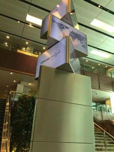 New design price triangle Rotate advertising led display