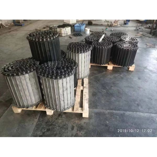 Stainless Steel Chain Mesh Conveyor Belt Smooth Surface