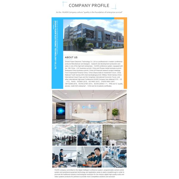 Custom Wired Digital Conferencing Equipment Conference Delegate Mic Desktop Microphone System