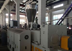 China Plastic PVC Pipe Extrusion Line With Pipe Belling Machine on sale