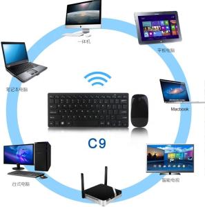 Wholesale Stable Transmission Keyboard Mouse Combo Compatible With Laptops And Computers from china suppliers