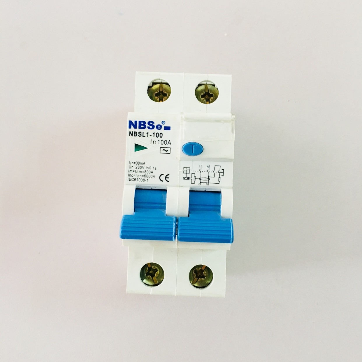 Wholesale 100mA / 300mA Residual Current Circuit Breaker RCCB IEC61008-1 Standard from china suppliers
