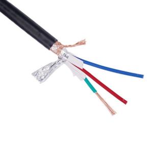 China PVC Insulation RVVP Fireproof Shielded Control Cable Multi Strand Copper on sale