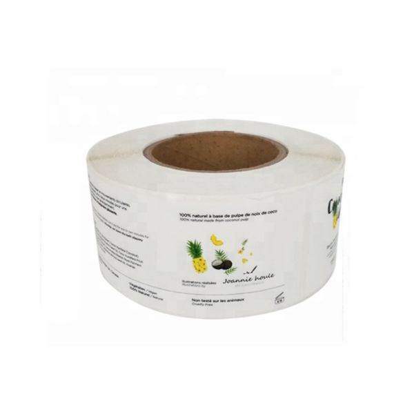 Bodywash Bottle Label Sticker Printing , Embossing Weatherproof Matte Sticker Paper