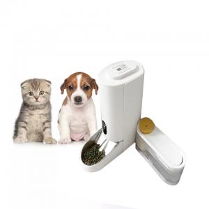 China 2023 Cat and Dog Intelligent Timing Automatic Pet Feeder with Quantitative Feeding Bowl on sale