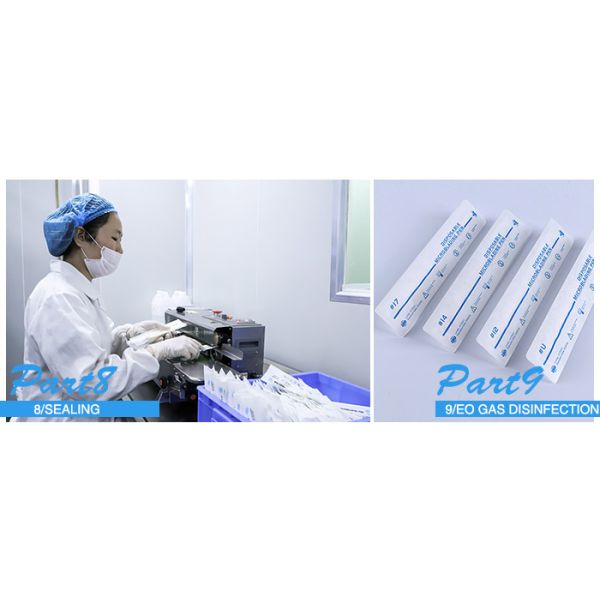 Lushcolor Disposable Microblading Pen with 18U Blade / Pigment Brush For Hair Strokes