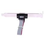 High Quality Motherboard RS232 DB9 Pin Com Port Ribbon Serial Cable Connector