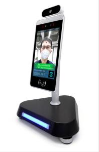 China Fever Facial Recognition Time Attendance Access Controller Infrared Temperature Measurement on sale