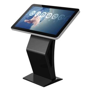 China Advertising Display Android Smart Video 500nits Interactive Touch Screen Kiosk on sale