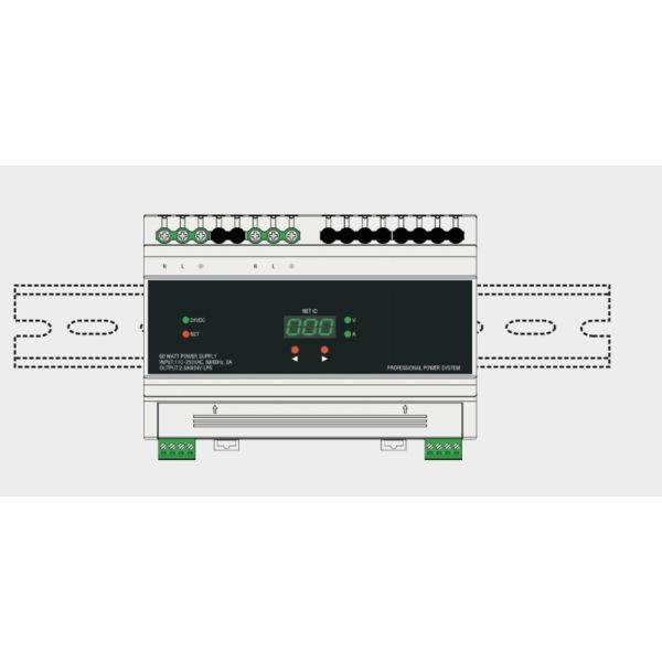DALI Power Supply Controller Smart Lighting Control Systems 24V DC 85% Efficiency