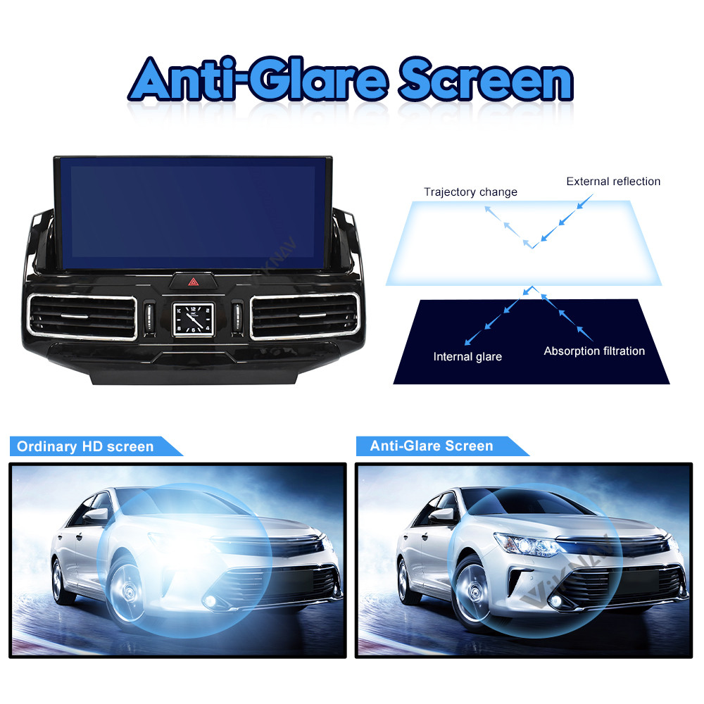 12.3inch Android Carplay Car radio For Toyota land Cruiser LC200 Multimedia Player Stereo Android GPS Navigation Carplay