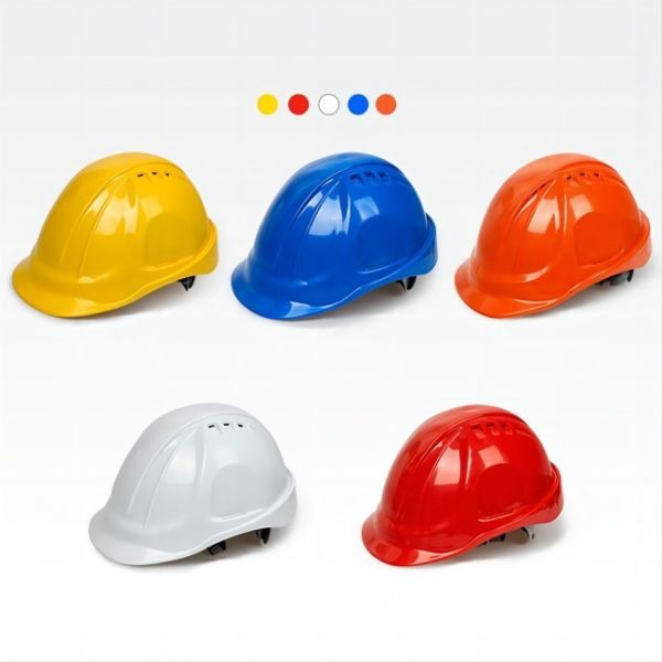 53cm 390gsm Engineering Head Safety Helmet For Civil Engineer Vented Work CE