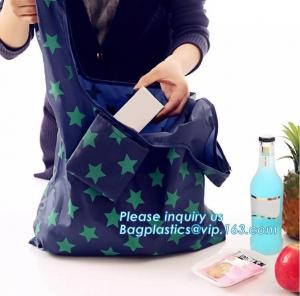 China reusable polyester foldable shopping bag pattern eco fruit shape zipper foldable tote bag,production polyester polyester on sale