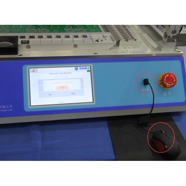 Full Touch Screen Vision System CHM-T48VA Desktop SMT Pick And Place Machine PNP Machine CE Small SMT Machine