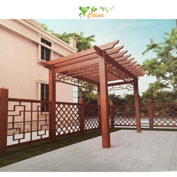 Outdoor Insect Prevention PVC Column Garden Arches and Arbors for Balcony Farm Park