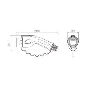 Single Phase 16A EV Charger Connectors GB18487-2015 Standard