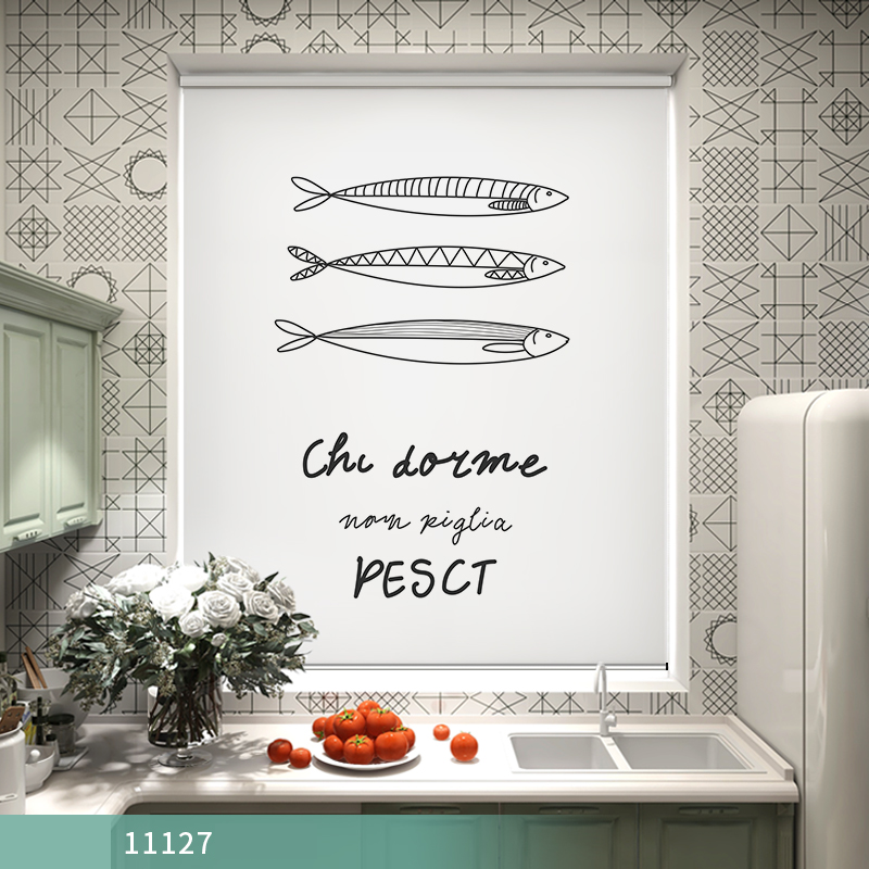 2021 New pattern Printed shades 3D Printed Roller Blinds Manufacturer