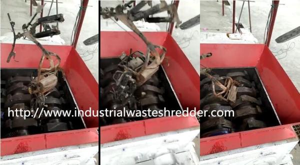 Quality Modular Design Plastic Recycling Shredder , Bicycle Shell Recycling Shredders Machines for sale