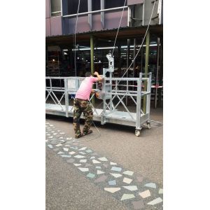 zlp800 hot galvanzied / aluminum high rise building lifting suspended gondola