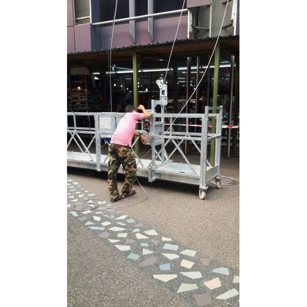 zlp800 hot galvanzied / aluminum high rise building lifting suspended gondola