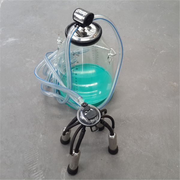 32L Cow Milking Machine Bucket Group With Scale For Smooth And Milking Process