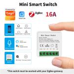 Tuya 10A 16A Wifi Switch Smart Breaker Module APP Remote Control Switch