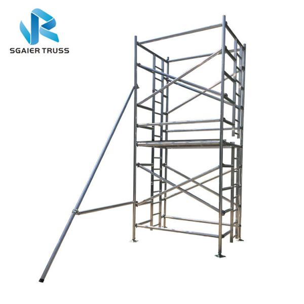 Quality H Frame Platform Aluminium Mobile Scaffold Stable Performance Easy To Carry for sale