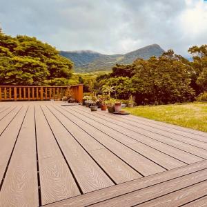 Wholesale Sturdy WPC 3D Composite Decking Lightweight Hollow Profile With Squared Holes from china suppliers