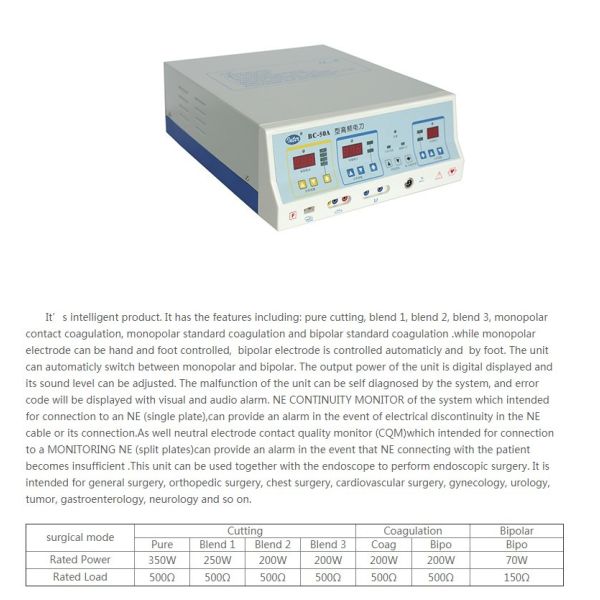 Scalpel Electrosurgery System Veterinary Electrosurgical Unit