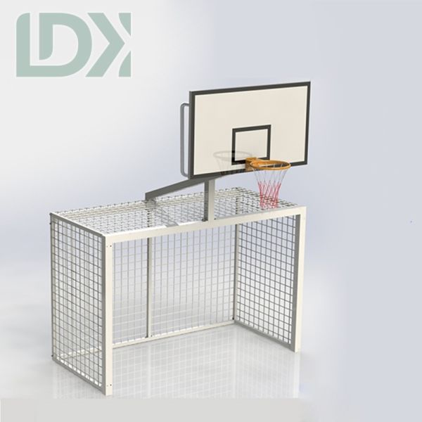 New Design Steel Basketball Hoop With Soccer Goal Innovative Sport Equipment