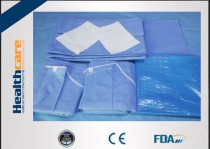 China PE Film Sterile Extremity Laparotomy Medical Procedure Packs With Adhesive Drape on sale