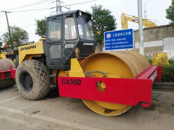 Quality Dynapac Smooth Drum Roller Compactor / 2nd Hand Rollers CA30D With Air Cooling Deutz Engine for sale