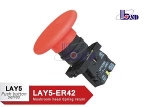 Wholesale Waterproof Emergency Stop Push Button Switch / Emergency Off Switch from china suppliers