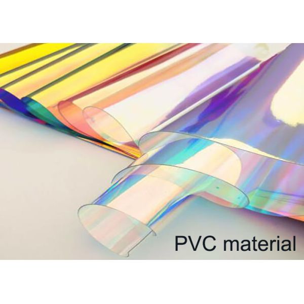 Transparent Rainbow Apparel Patch Custom Embossed 3D Logo PVC Film Material