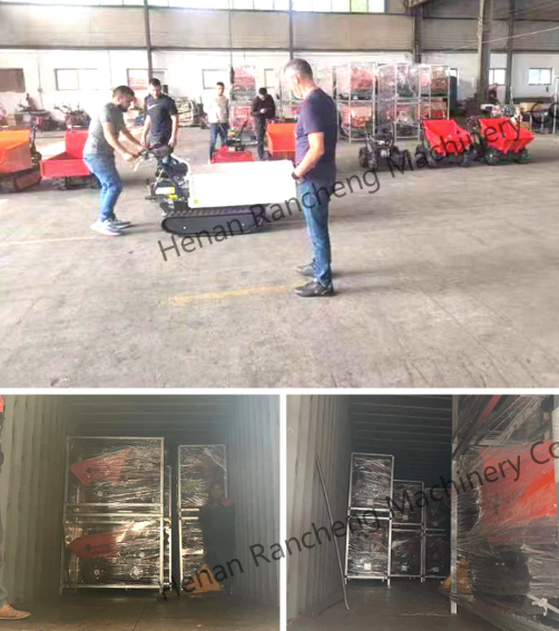 6.5HP Diesel Mini Tracked Dumper Truck with 300KG Load Capacity