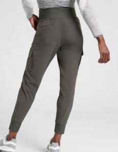 Soft Knit Women Sportswear Joggers Pants Lightweight Stretch Fabric