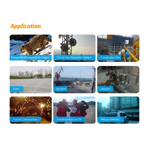 Outdoor Digital Wireless Ethernet Bridge OFDM Modulation 5.8GHz 8km