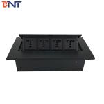 multi functional desktop power pop up socket/desk socket hidden outlets for