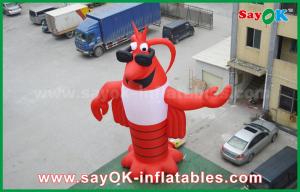 China Advertising Red Inflatable Animal Giant Lobster Inflatable Model 2 Years Warranty on sale