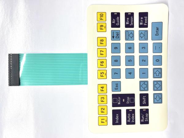 Quality LED Embeded Backlight Matrix FFC Embossed Membrane Switch With Errows for sale
