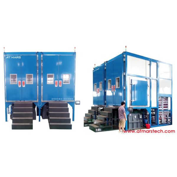 Custom Built Walk In AGREE Vibration Chamber Humidity Control 3 Phase