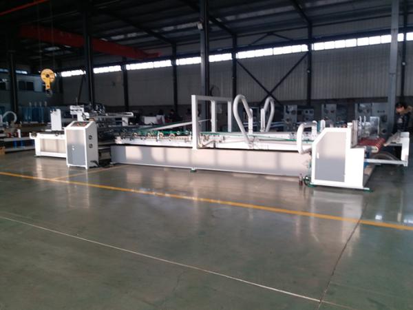 Quality Box Folder Gluer Machine / Fully Automatic Carton Box Making Machine for sale