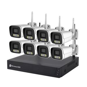 China 8CH wireless outdoor 2MP wifi CCTV security camera NVR kit(US-WC208K01) on sale