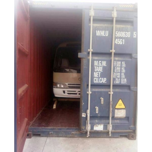 23-30seats 6 Cylinde Diesel Bus Used Toyota Coaster Bus 2016 school Bus Luxury Indoor And Outdoor Show