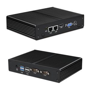 Intel Pentium Celeron Industrial Fanless Mini PC Supports ODM OEM Customization