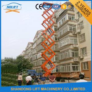 China 1000kgs 10m Mobile Manual Hydraulic Scissor Lift Table 1T 4 Wheel Mobile Lift on sale