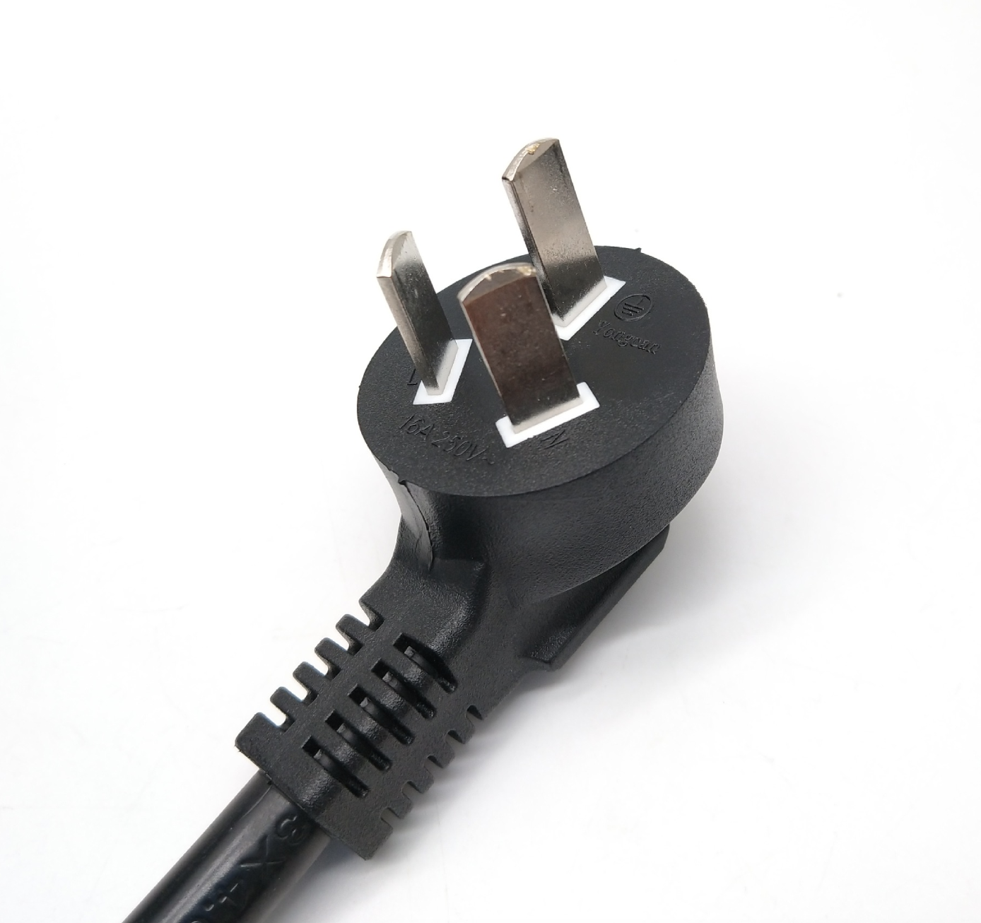 Psb-16 Black Pvc China Power Cord 3 Pin 16a 250v For Domestic Appliance